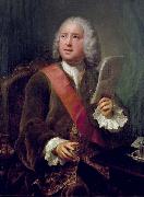 Anton Raphael Mengs Portrait of Charles Hanbury Williams. Sweden oil painting artist